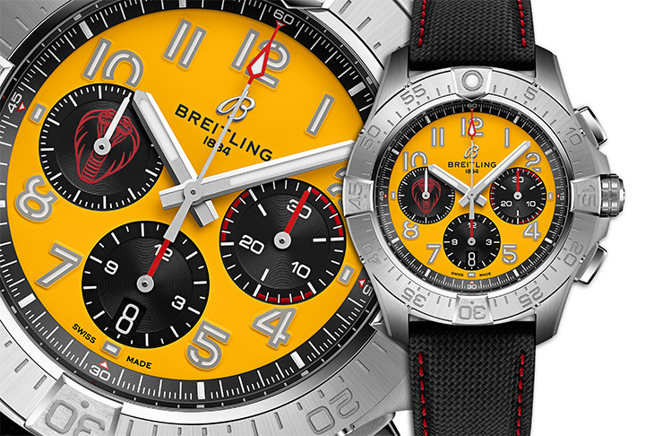 20萬～30萬預算手錶推薦之五 明亮硬派軍風 BREITLING復仇者B01計時碼錶44赤蛇限量版