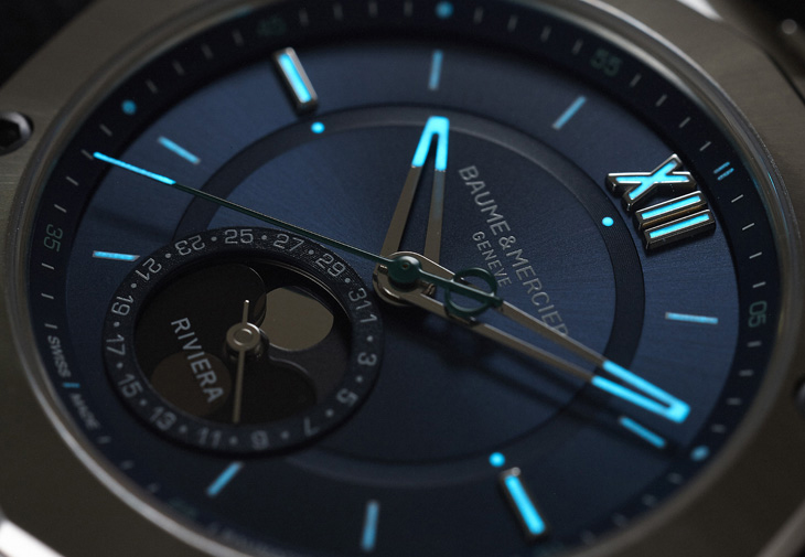 名士BAUME & MERCIER Riviera日期月相腕錶