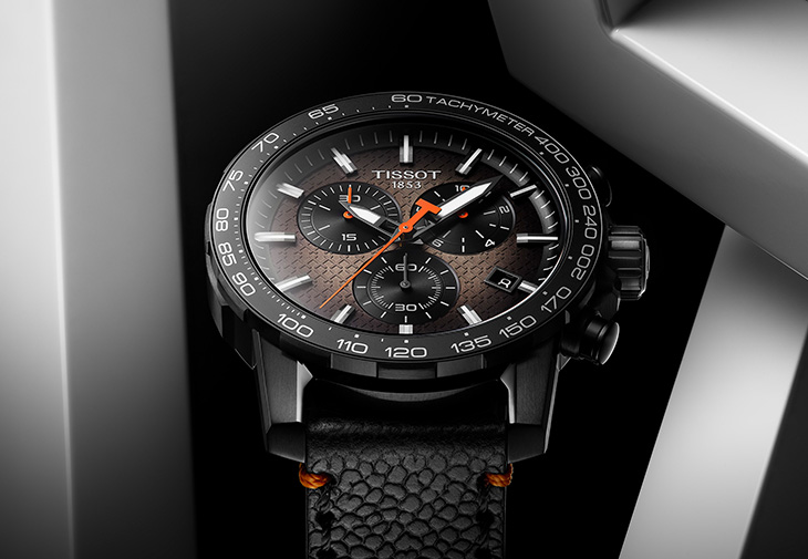 天梭表TISSOT Supersport系列45.5mm石英計時腕錶