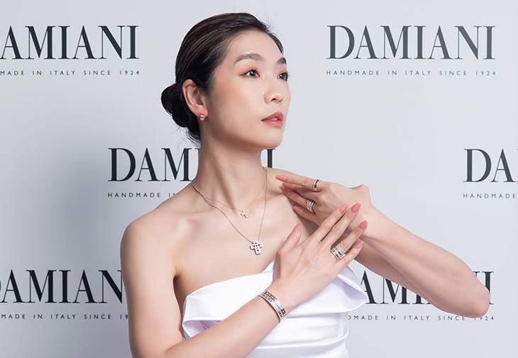 王尹平展演DAMIANI新款Belle Époque Reel系列作品