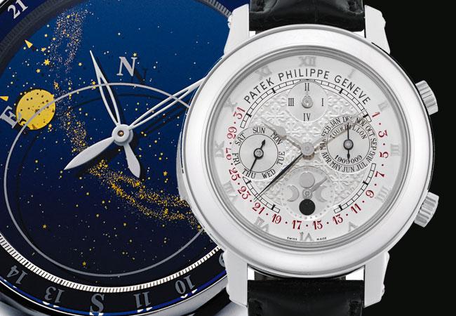 PATEK PHILIPPE百達翡麗Sky Moon Tourbillon Model Ref. 5002P腕錶