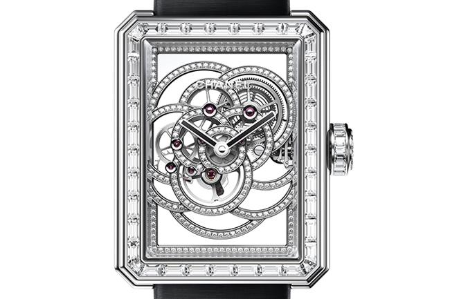 香奈兒第二枚自製機芯 CHANEL Première鏤空山茶花腕錶
