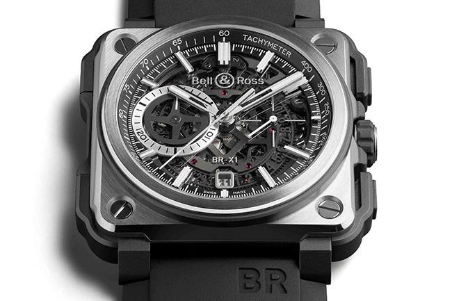 鏤空機芯之美　BELL & ROSS BR-X1 Black Titanium腕錶