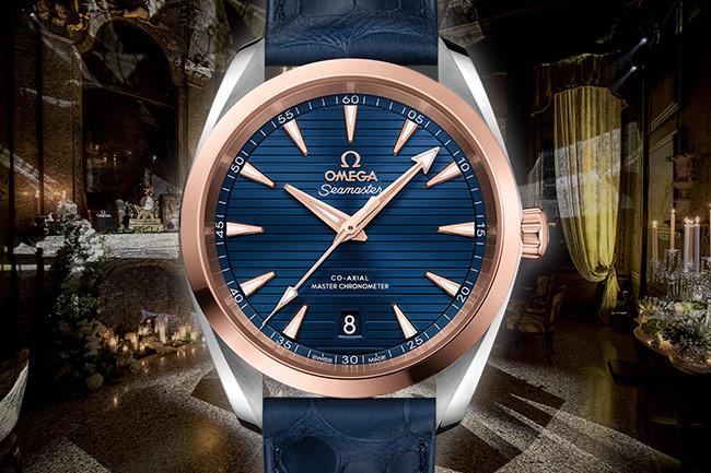浪漫水都揭曉　全新OMEGA海馬系列Aqua Terra大師天文台腕錶