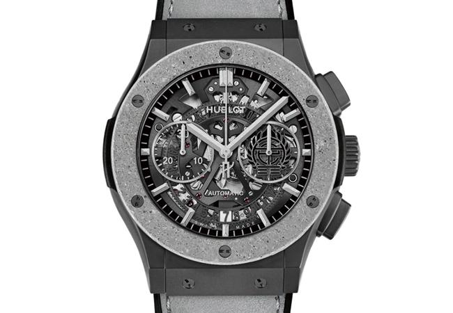 混凝土材質首度採用 HUBLOT  Classic Fusion都市叢林計時腕錶