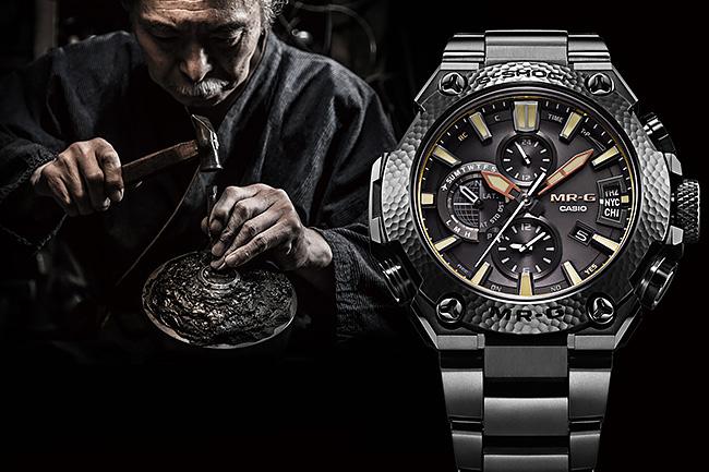 日本戰國黑備軍結合鎚起工藝　G-SHOCK頂級腕錶MR-G新作登場
