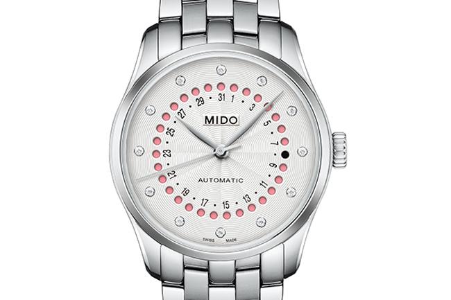 日期顯示的新意 MIDO Belluna雋永系列神秘日期女錶
