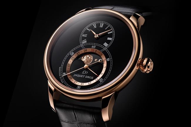 2018 Baselworld搶先看　雅克德羅黑色琺瑯月相大秒針腕錶