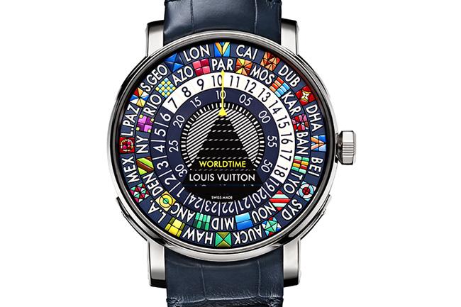 特殊同心圓概念 LOUIS VUITTON Escale Worldtime Blue