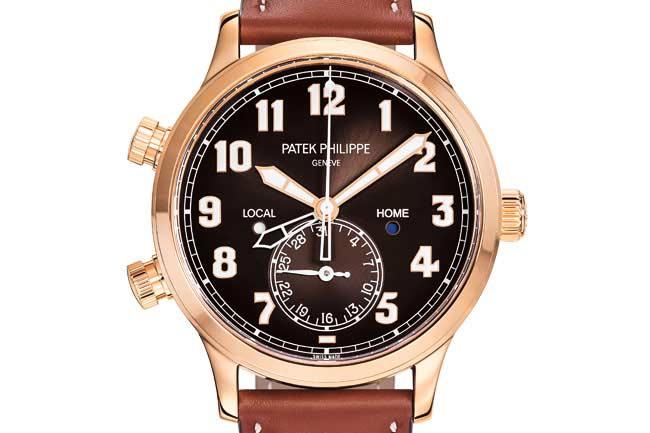 優雅穩重的玫瑰金飛行錶   百達翡麗Ref. 5524R Calatrava Pilot Travel Time