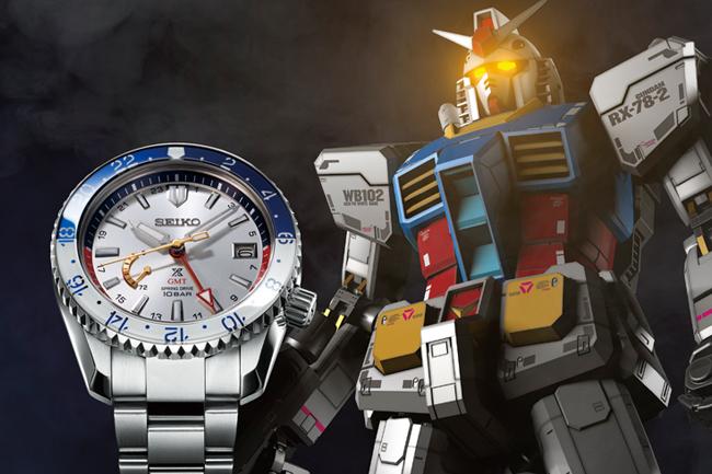 鋼彈的進擊SEIKO Gundam 40th限量聯名錶款- 城邦國際名表