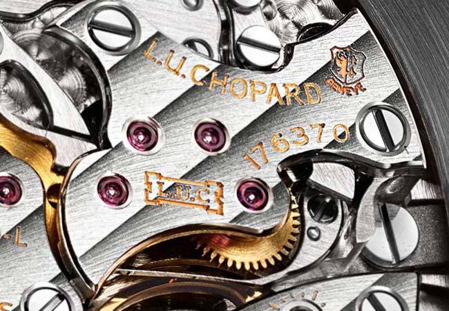 蕭邦L.U.C Perpetual Chrono機芯上的日內瓦印記