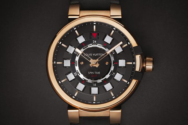 魔術方塊創意顯時  路易威登Tambour eVolution Spin Time GMT