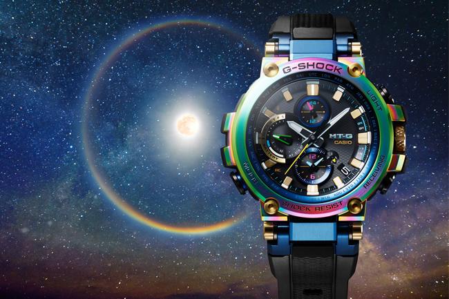 絢麗的黑夜彩虹 CASIO MT-G系列20週年的限量紀念版腕錶