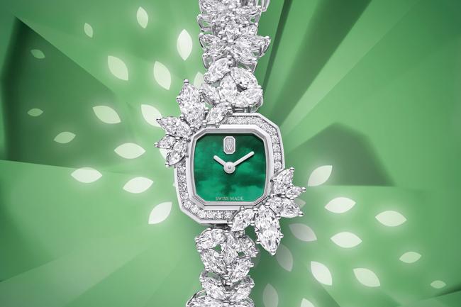 2019 Time To Move 光芒流溢璀璨鑽石 海瑞溫斯頓Precious Emerald腕錶 