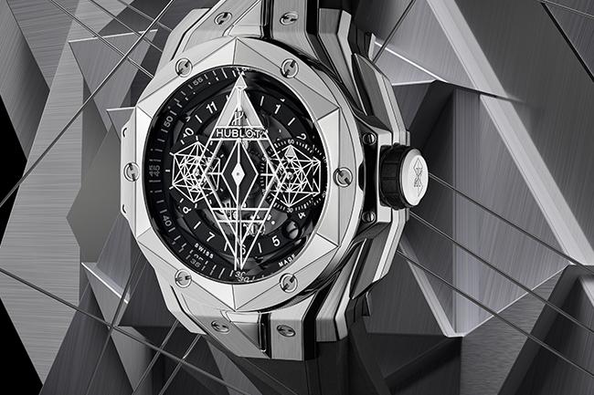 刺青大師手諭HUBLOT Big Bang Sang Bleu II計時碼錶