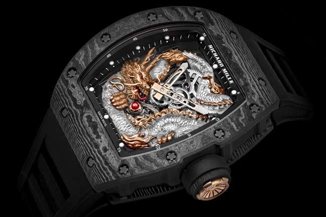 水晶龍伴陀飛輪RICHARD MILLE RM 57-03 Tourbillon Sapphire Dragon