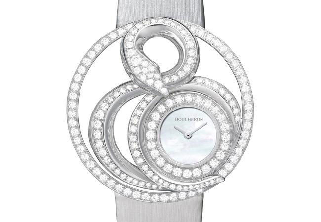 BOUCHERON Ajouree Amvara 鏤刻系列永恆之蛇腕錶