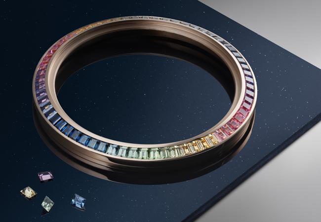 積家 Rendez-Vous Celestial約會系列星空腕錶錶圈