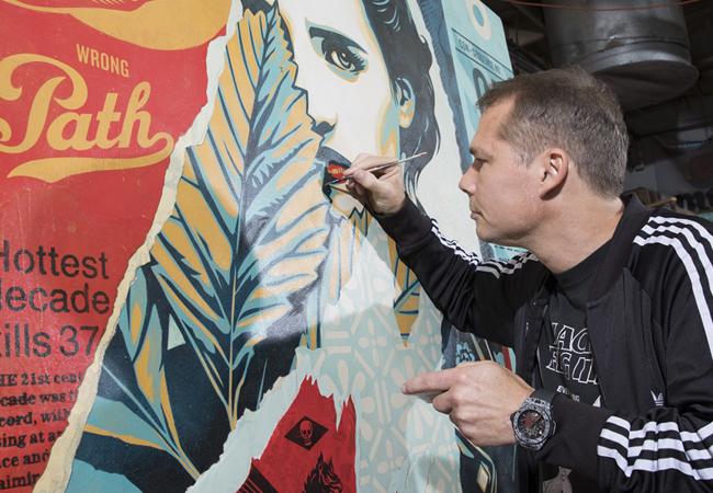 宇舶錶品牌大使美國街頭塗鴉教父Shepard Fairey