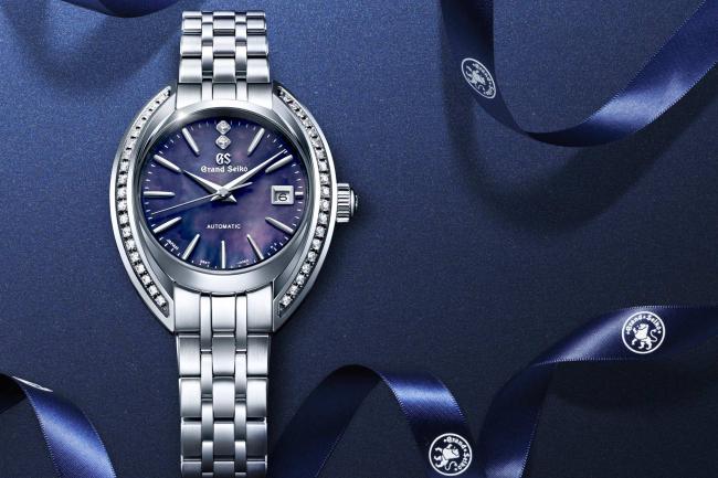 俐落鑲鑽優雅現條 GRAND SEIKO秋冬新款女錶