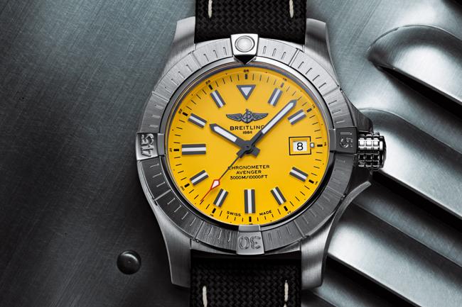 百年靈Avenger Automatic 45 Seawolf復仇者深潛海狼自動腕錶