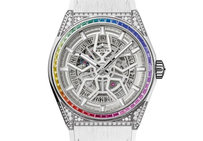 真力時Defy Classic High Jewelry Rainbow