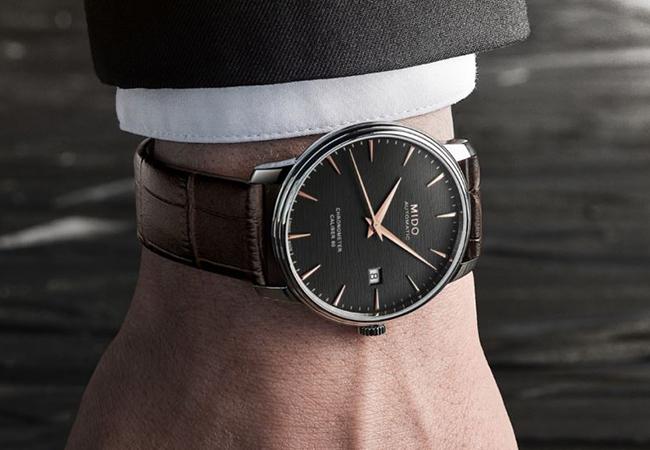 美度Baroncelli III Caliber 80 Chronometer Silicon永恆系列天文台認證矽游絲腕錶黑面款