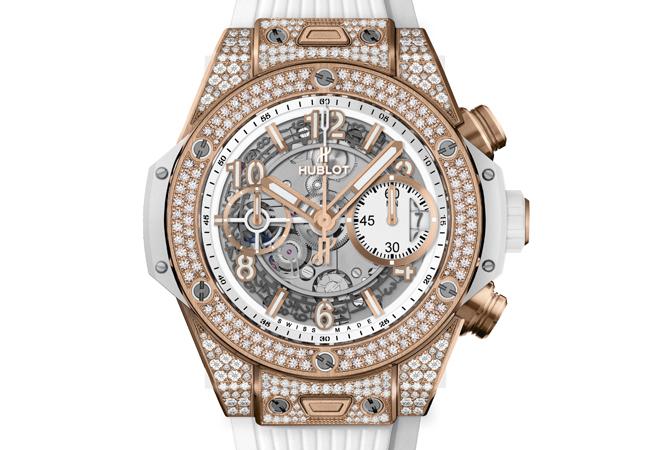 宇舶Big Bang Unico 42星幻白皇金鑽錶