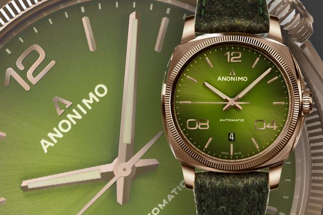 瀰漫義式風格 ANONIMO青銅錶