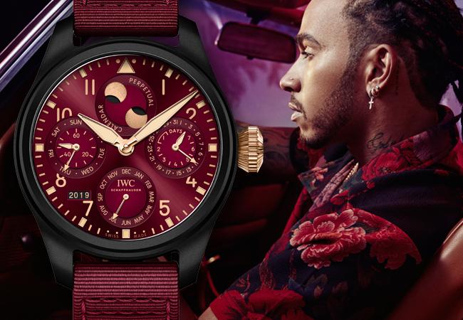 IWC大型飛行員萬年曆腕錶「路易斯．漢米爾頓」特別版