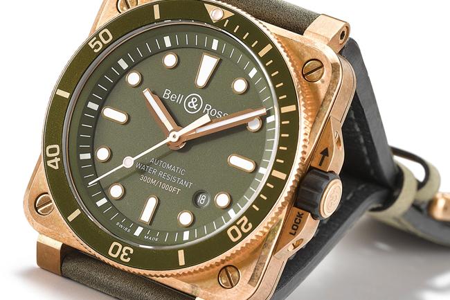 BELL & ROSS BR 03-92 Diver Green Bronze