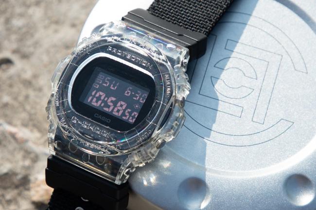 卡西歐G-SHOCK x CLOT 全透錶殼配搭帆布錶帶展時尚