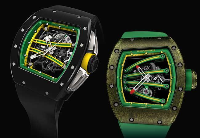 RICHARD MILLE RM 60-01 Yohan Blake腕錶、RM 59-01 Yohan Blake陀飛輪腕錶