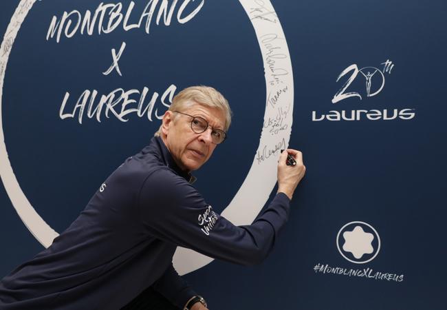 萬寶龍支持勞倫斯體育獎大使、知名法籍足球教練 Arsene Wenger