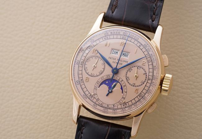 百達翡麗PATEK PHILIPPE玫瑰金型號1518