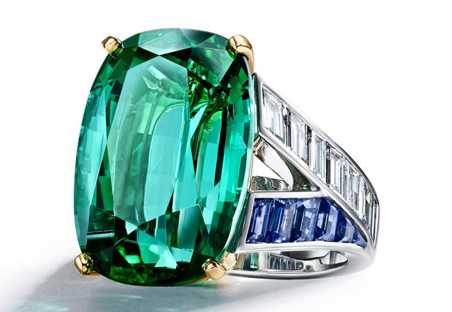 Tiffany Jewel Box高級珠寶系列 -Ribbon鉑金和18K黃金戒指