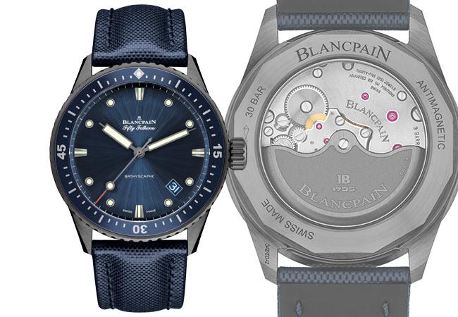 寶珀 五十噚 深潛器藍色陶瓷潛水錶,BLANCPAIN,Fiftyfathome, Bathyscaphe