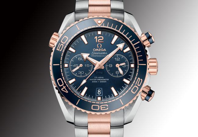 歐米茄Seamaster海馬系列Planet Ocean 600米同軸擒縱45.5毫米大師天文台計時腕錶