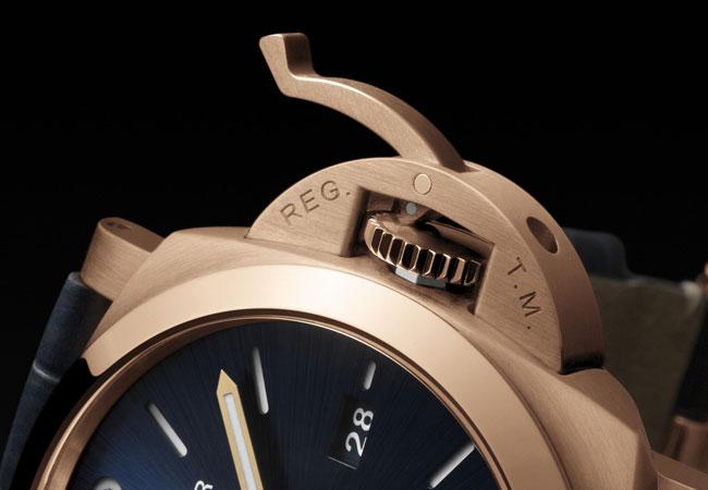 沛納海Luminor Marina Panerai Goldtech紅金腕錶