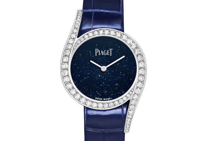 PIAGET Limelight Gala系列18K白金鑲鑽高級珠寶腕錶