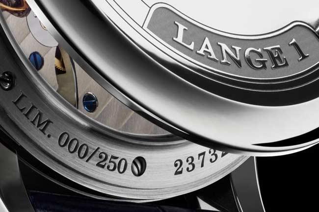 朗格A. LANGE & SÖHNE LANGE 1 “25th Anniversary”的限量標示屬於傳統做法