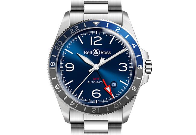 柏萊士, BELL & ROSS V2-93 GMT Blue