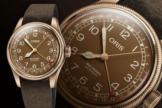 以新錶款回顧老歷史 ORIS Big Crown指針式日期青銅錶