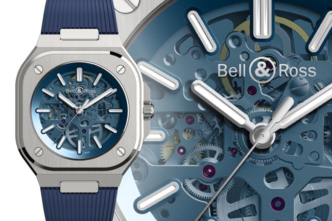 BELL & ROSS BR05 Skeleton Blue 鏤空錶