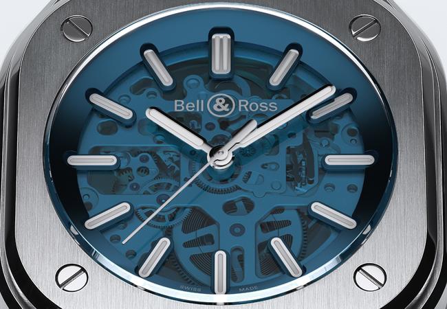 BELL & ROSS BR05 Skeleton Blue 鏤空錶