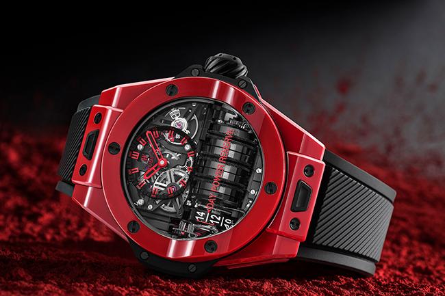 HUBLOT Big Bang MP-11魔力紅陶瓷腕錶 結構與材質的魔術
