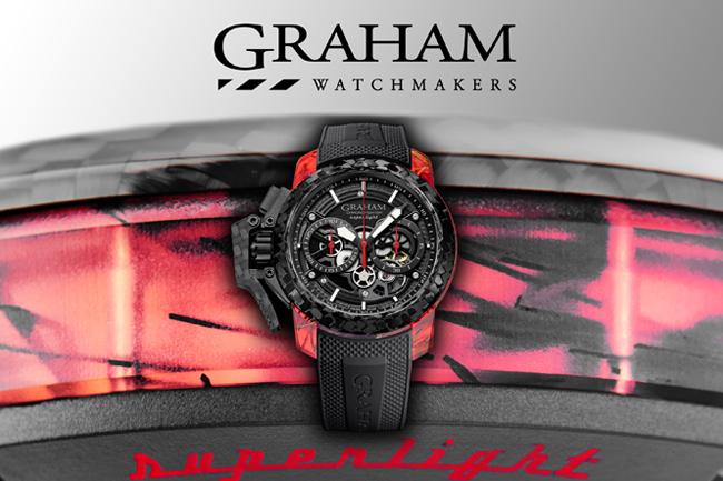 格林漢GRAHAM戰機超輕碳纖維鏤空腕錶 2020新錶