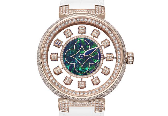路易威登LOUIS VUITTON Tambour Spin Time Air Opal綠面款  LV