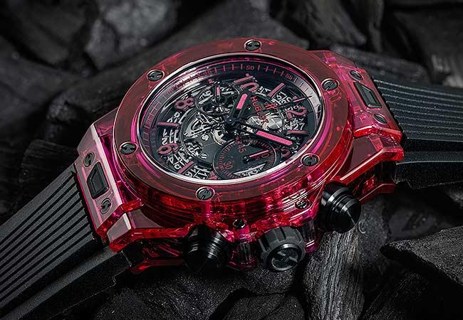 宇舶Big Bang Unico Red Sapphire紅色藍寶石計時碼錶